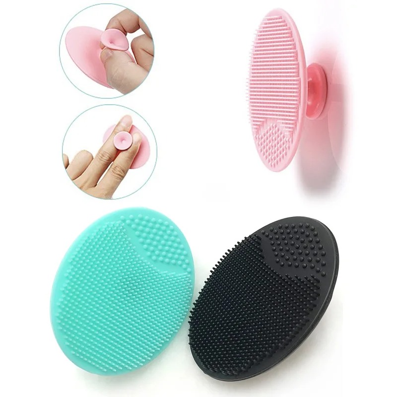 Silicone Face Scrubber Electric - 1/2 Stück, Kopfhautmassage-Shampoo-Bürsten, Handgehaltene Kopfhautmassagegeräte, Dusch-Kopfhautbürste