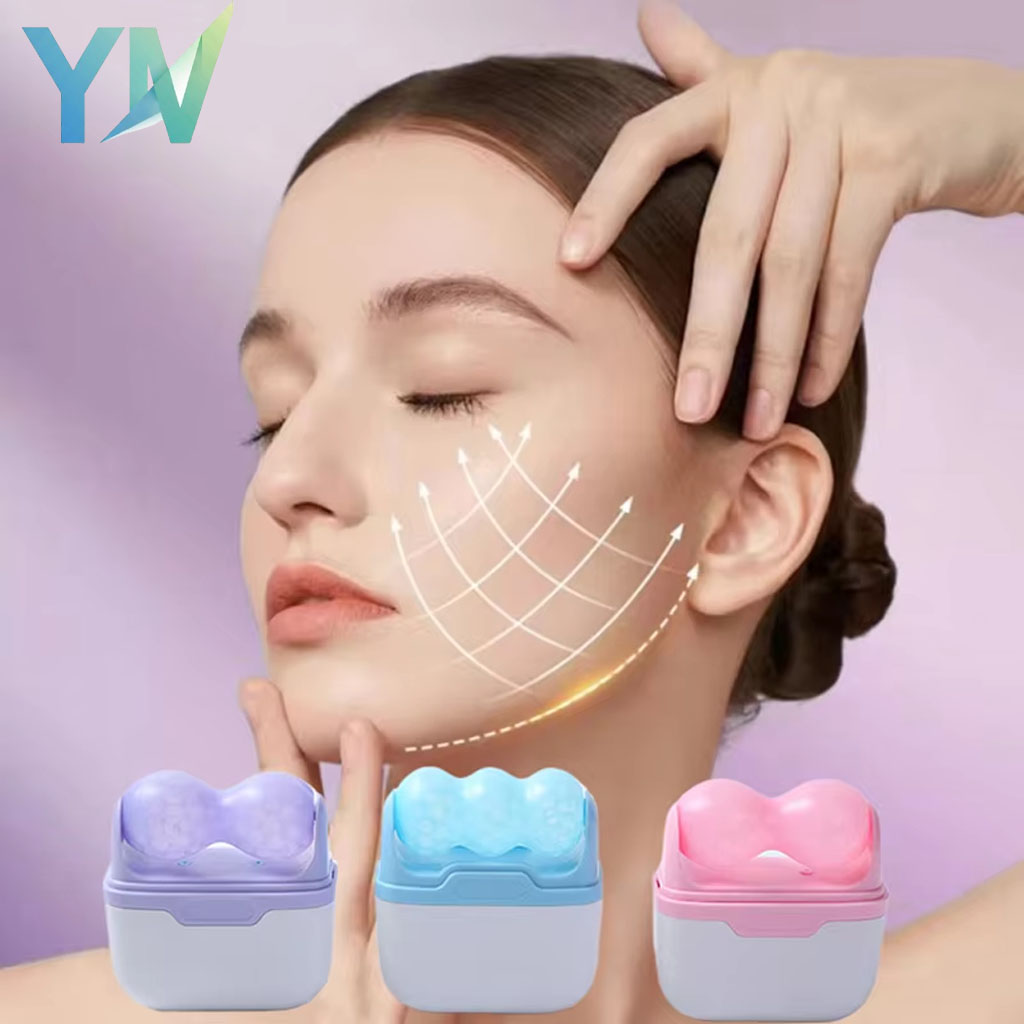 Face Ice Roller Puffiness - Dual Head Ice Roller für Gesichtskühlung