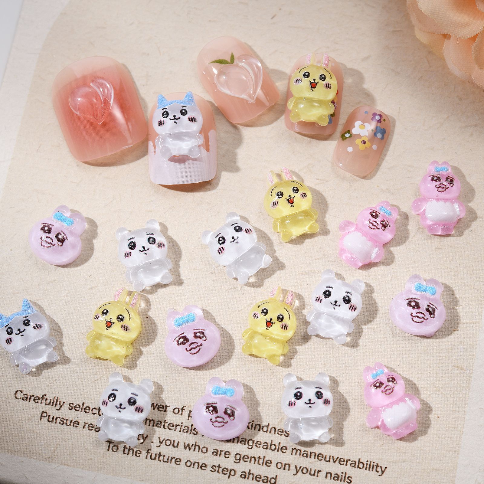 100 Stück Cartoon Forchiikawa  – Nail Art Bewertung und Preis