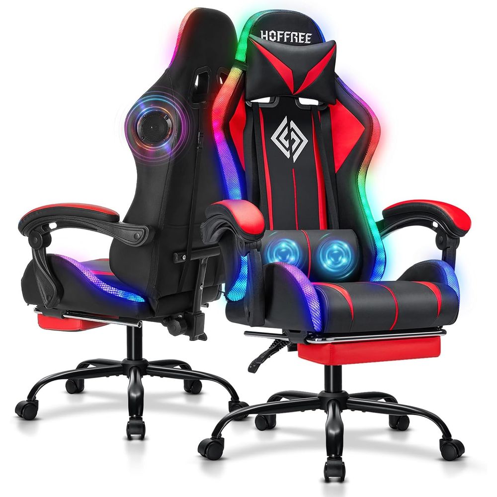 RGB-Gaming-Stuhl mit Bluetooth – Massage Bewertung und Preis