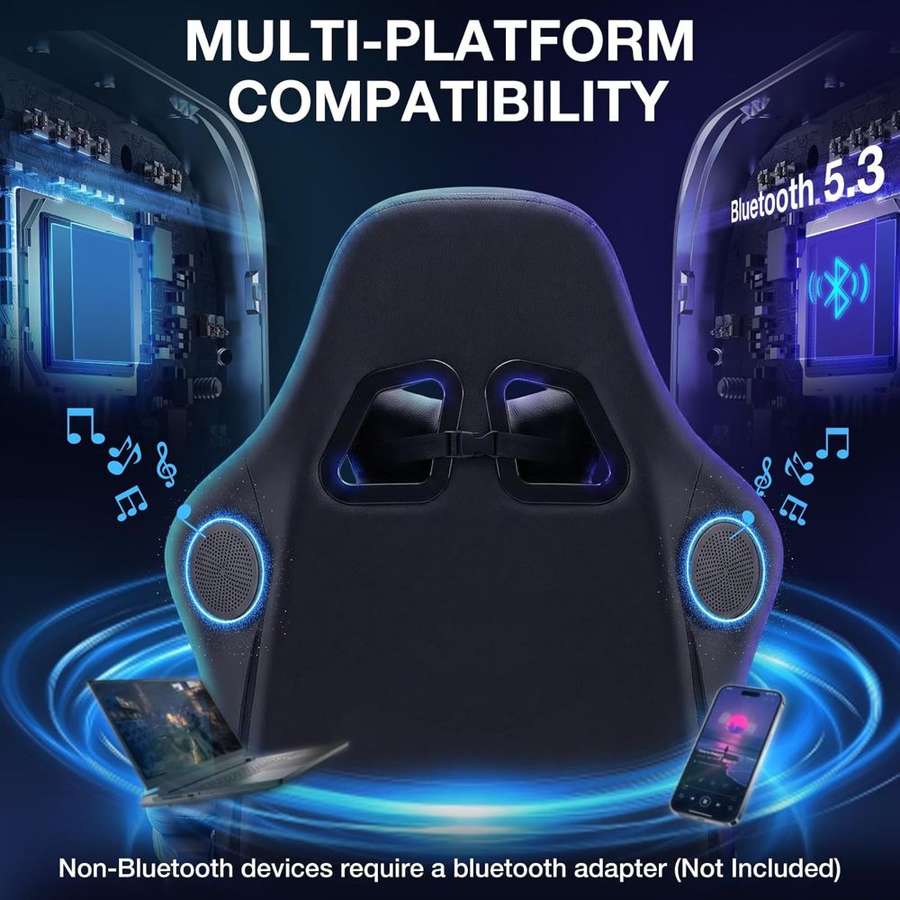 RGB-Gaming-Stuhl mit Bluetooth – Massage Bewertung und Preis