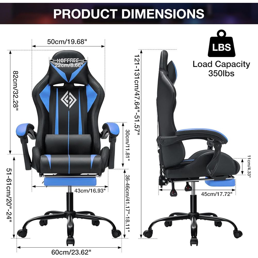 LED-Gaming-Stuhl mit Massage R – Massage Bewertung und Preis